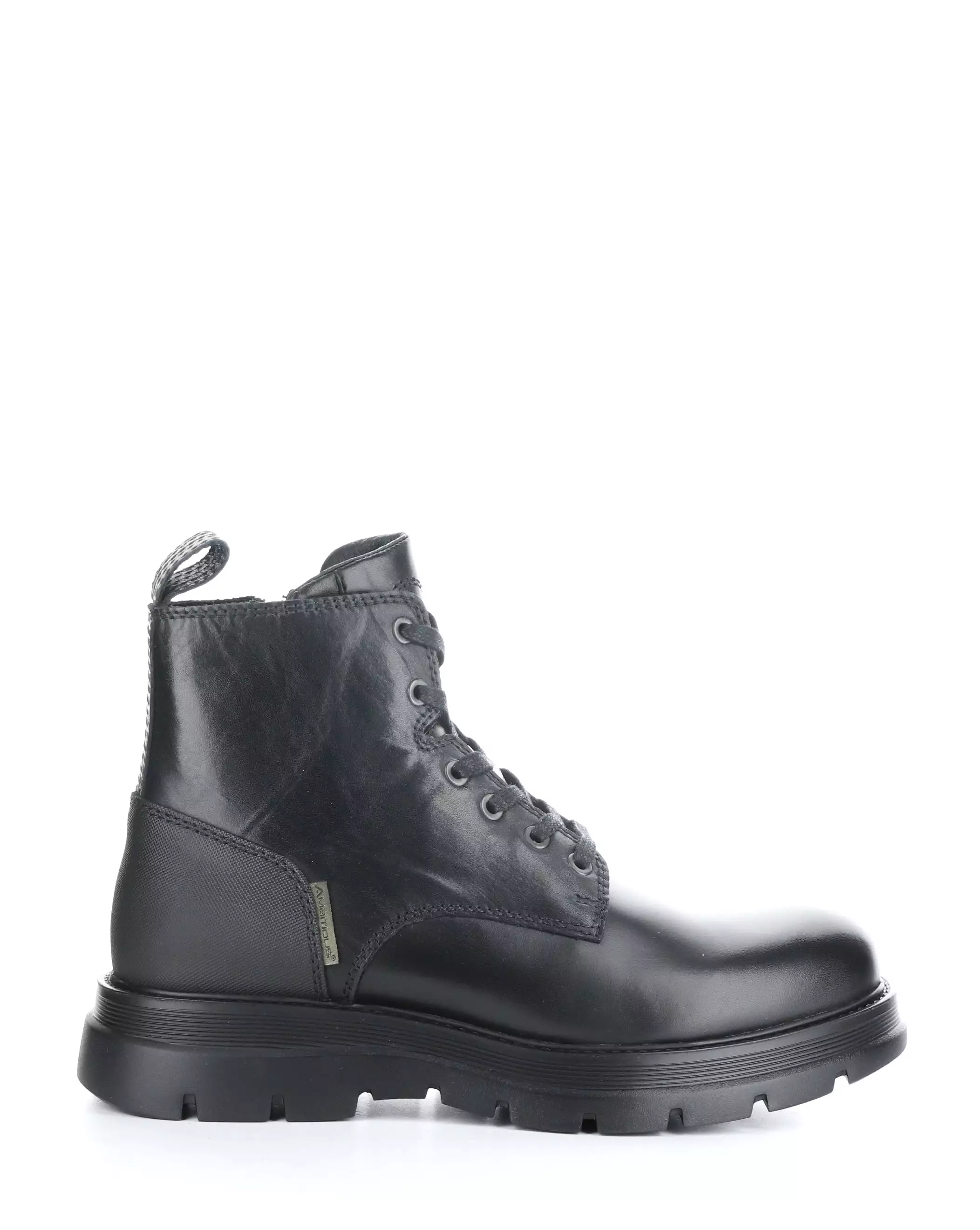 11759 BLACK Round Toe Boots