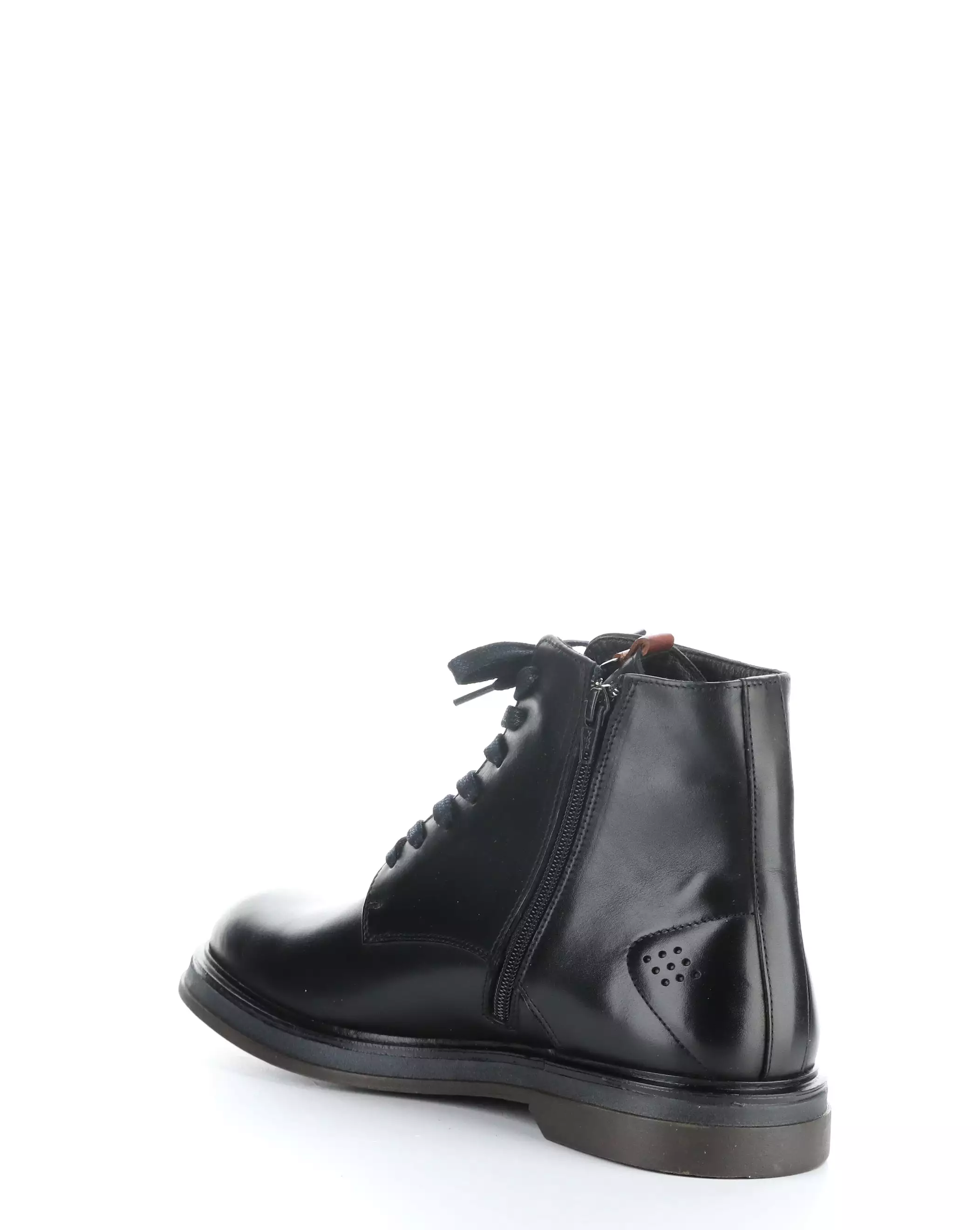 12325 BLACK Round Toe Boots