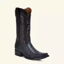 1B2FFY - Cuadra blue dress cowboy caiman leather boots for men