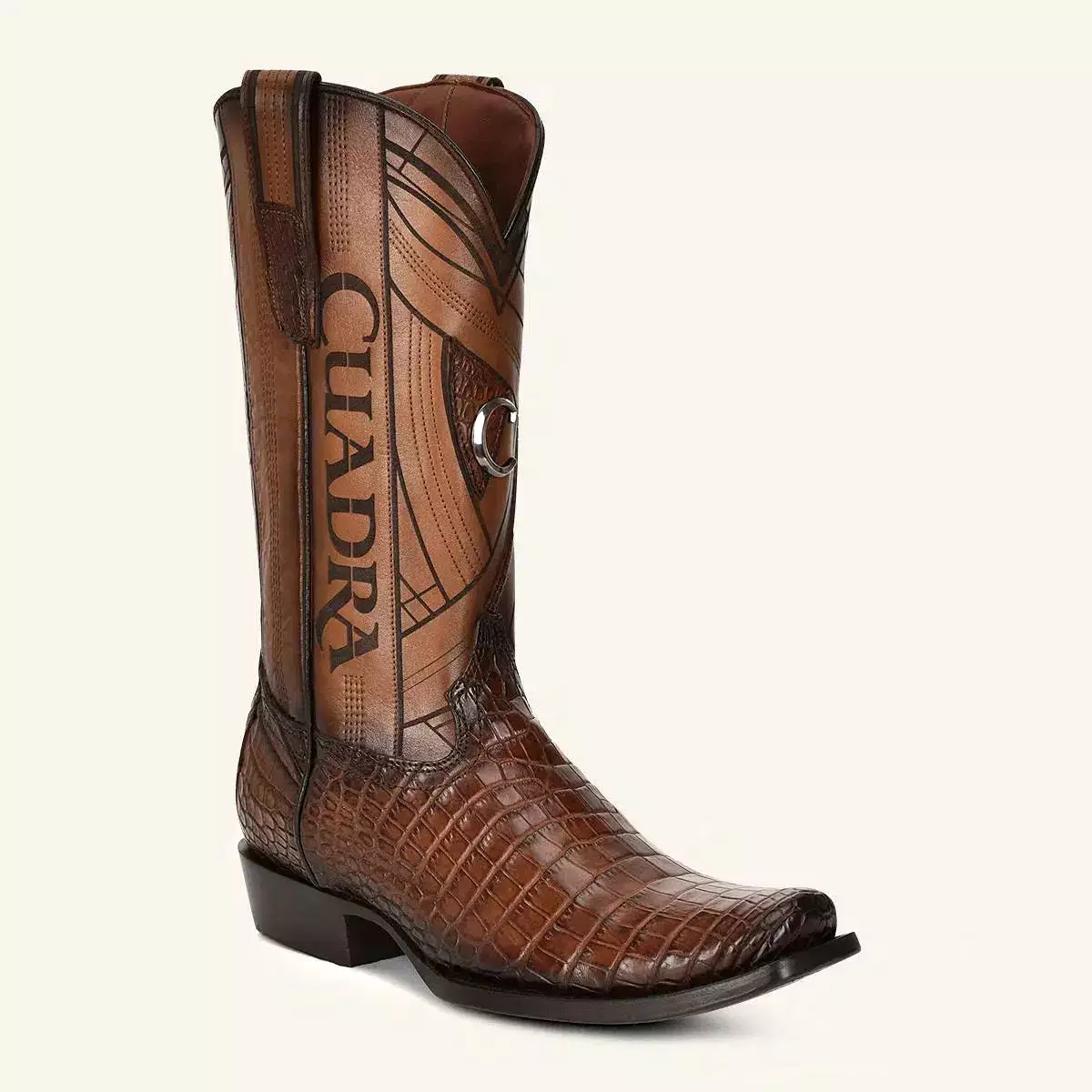 1J2PMB - Cuadra brown western cowboy moreleti leather boots for men