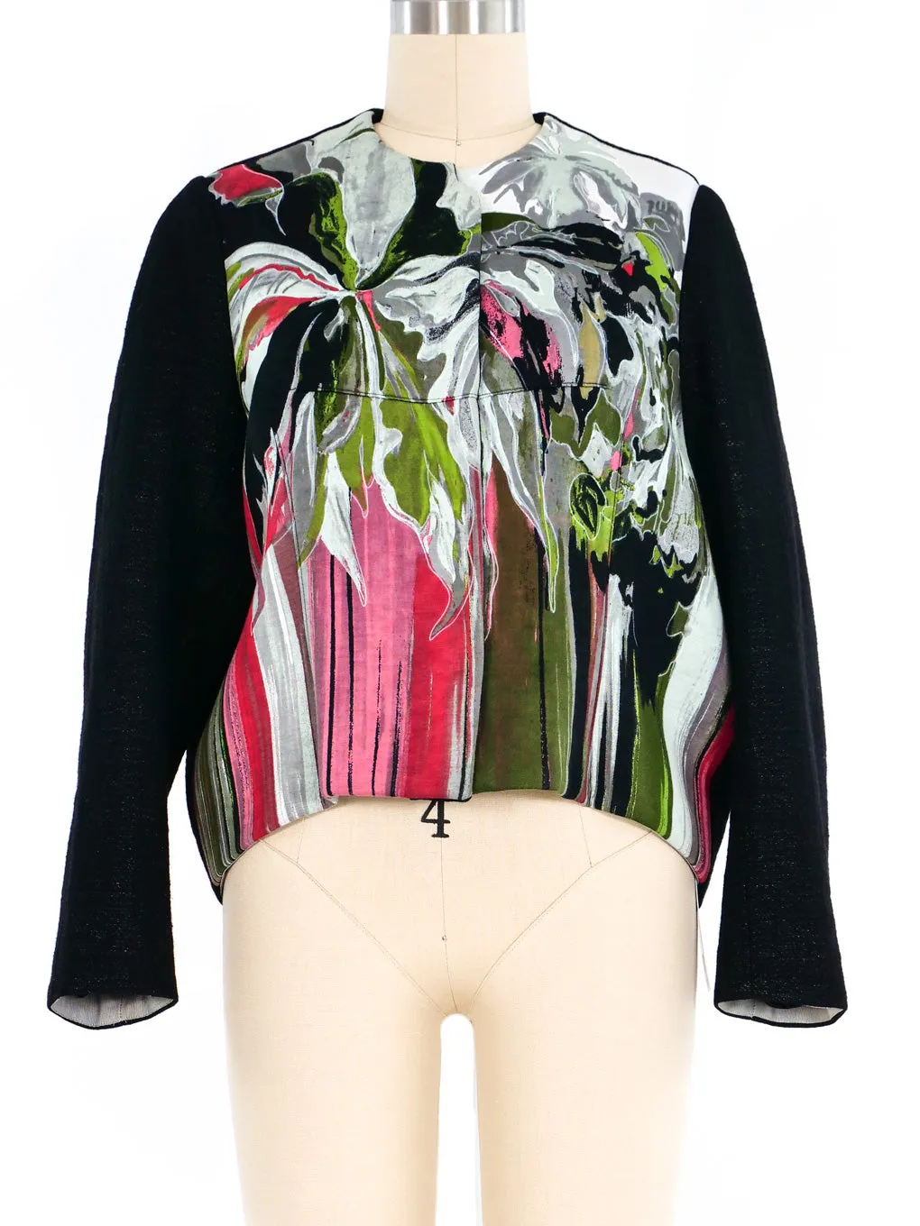 2010 Balenciaga Abstract Print Jacket