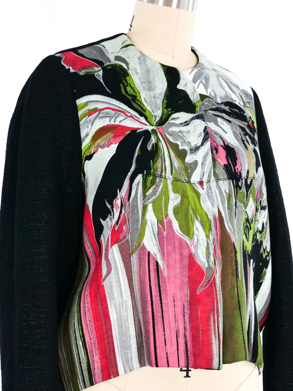 2010 Balenciaga Abstract Print Jacket