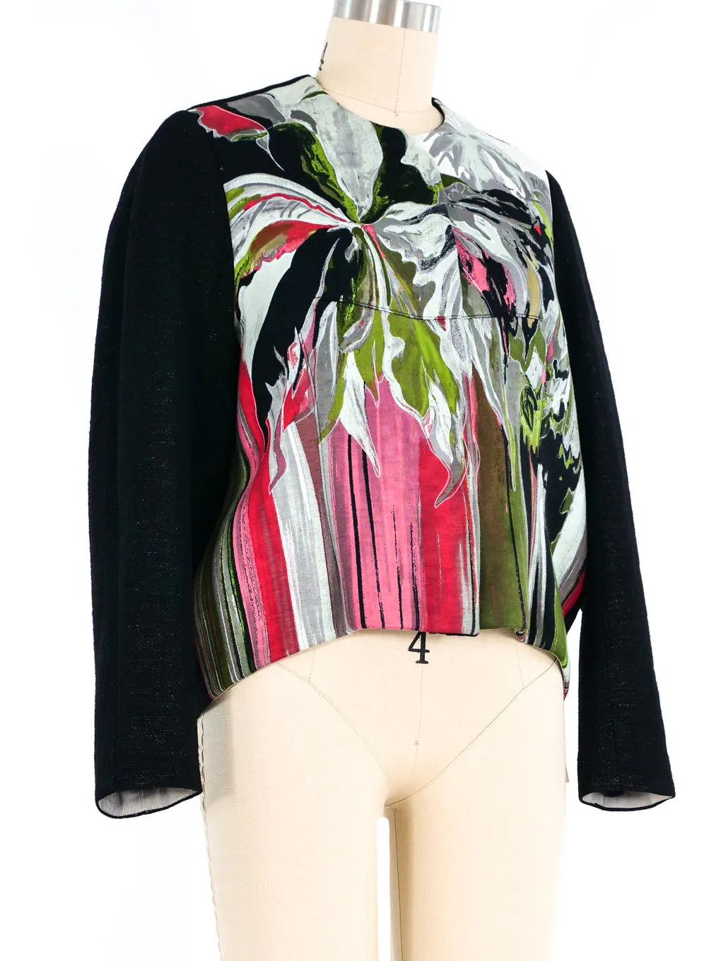 2010 Balenciaga Abstract Print Jacket