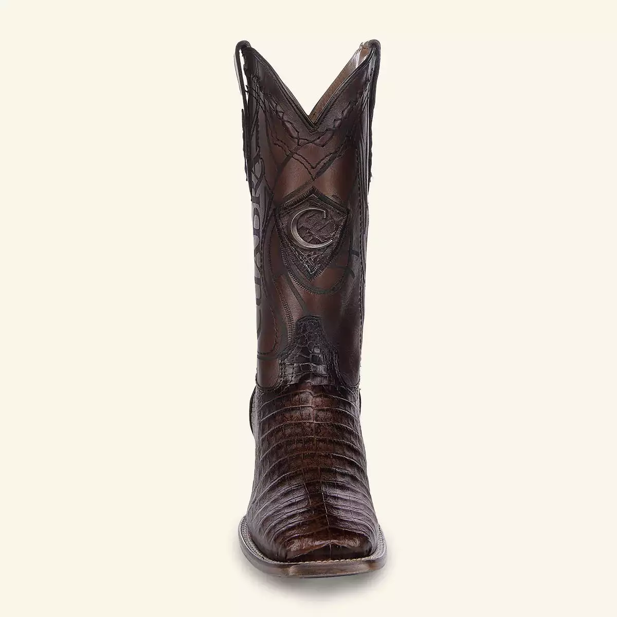 3Z2LFY - Cuadra honey cowboy rodeo caiman leather boots for men