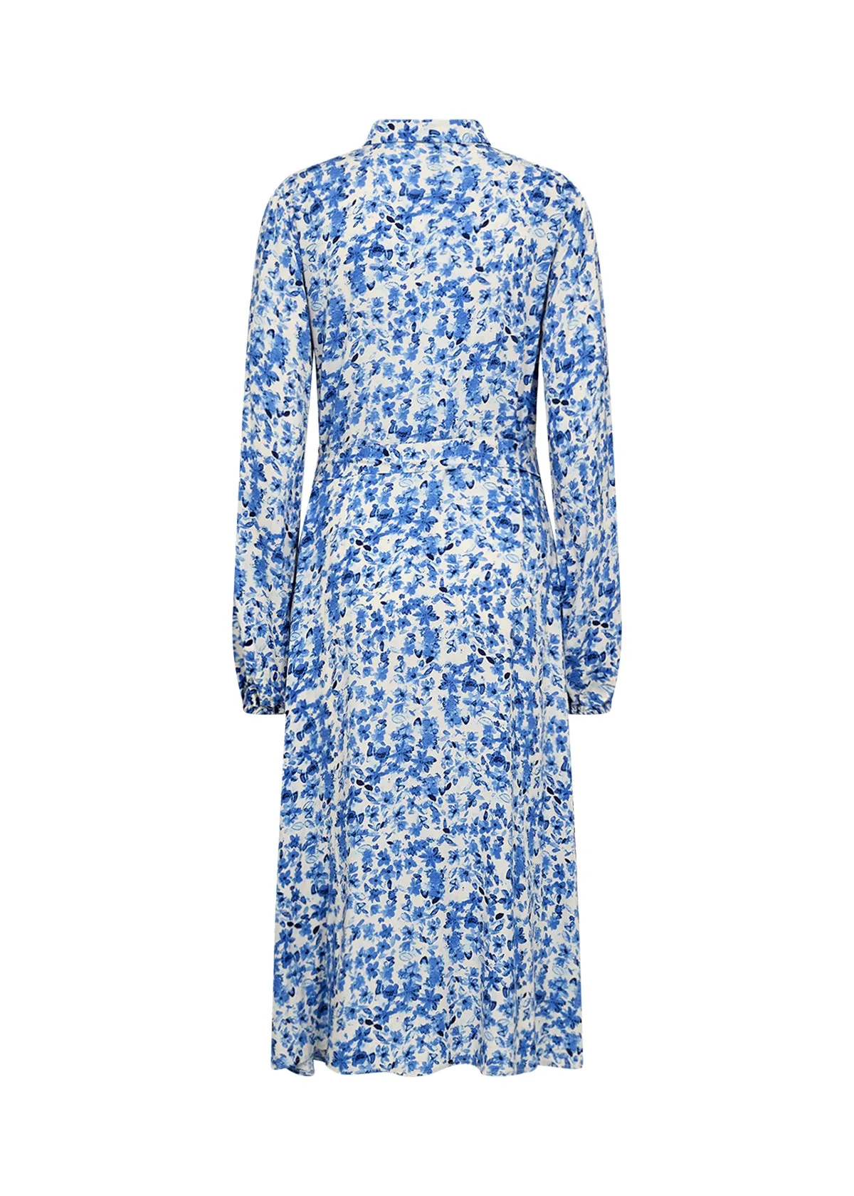 40542- Blue Doha Print Dress - Soya Concept