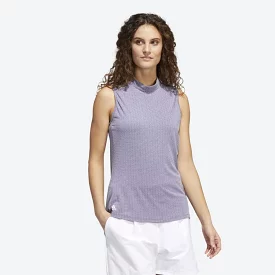 Adidas Essentials Mock Neck Sleeveless Polo Ladies Shirt