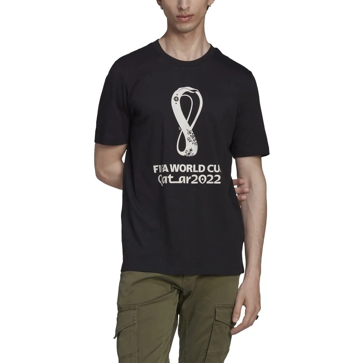 Adidas FIFA World Cup 2022 Graphic Tee (Black)