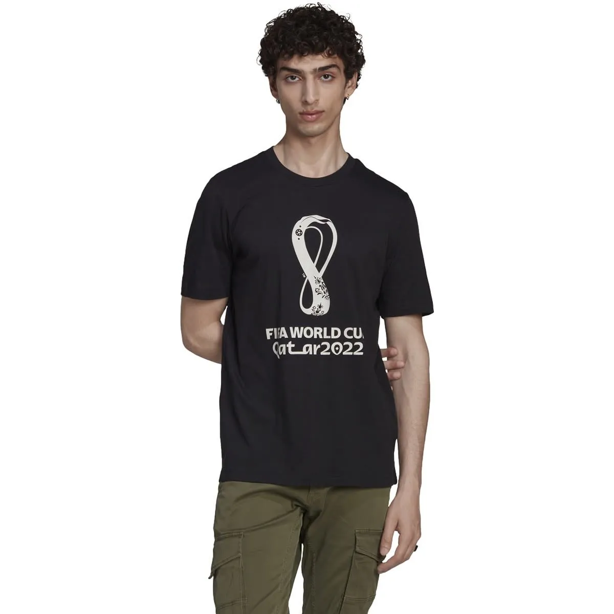 Adidas FIFA World Cup 2022 Graphic Tee (Black)