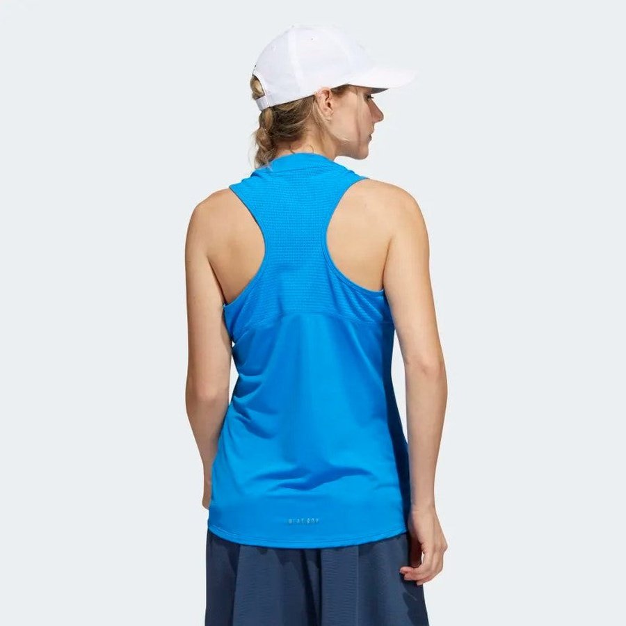 Adidas Ladies HEAT.RDY Sleeveless Polo Shirt