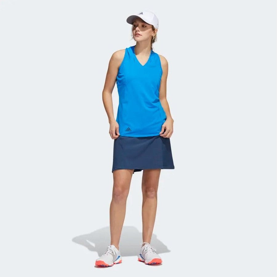 Adidas Ladies HEAT.RDY Sleeveless Polo Shirt