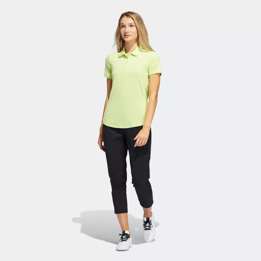 Adidas Ladies Ultimate365 Solid Polo Shirt Green