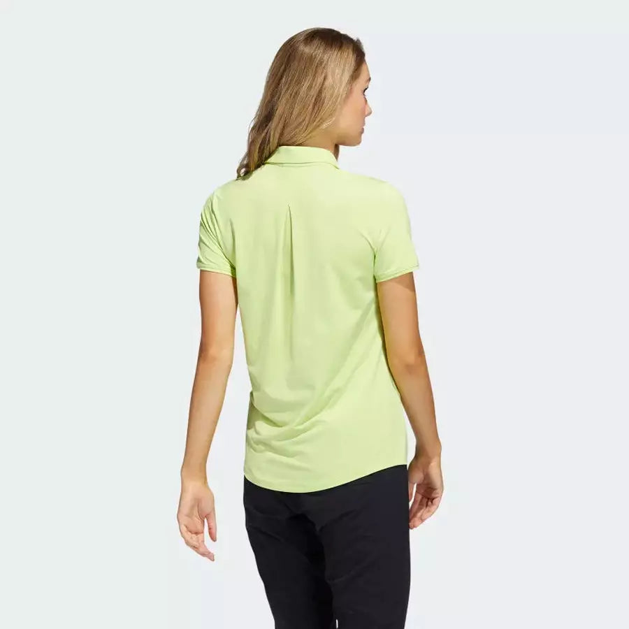 Adidas Ladies Ultimate365 Solid Polo Shirt Green