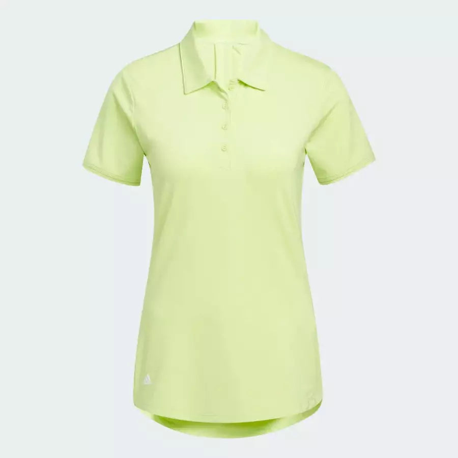 Adidas Ladies Ultimate365 Solid Polo Shirt Green