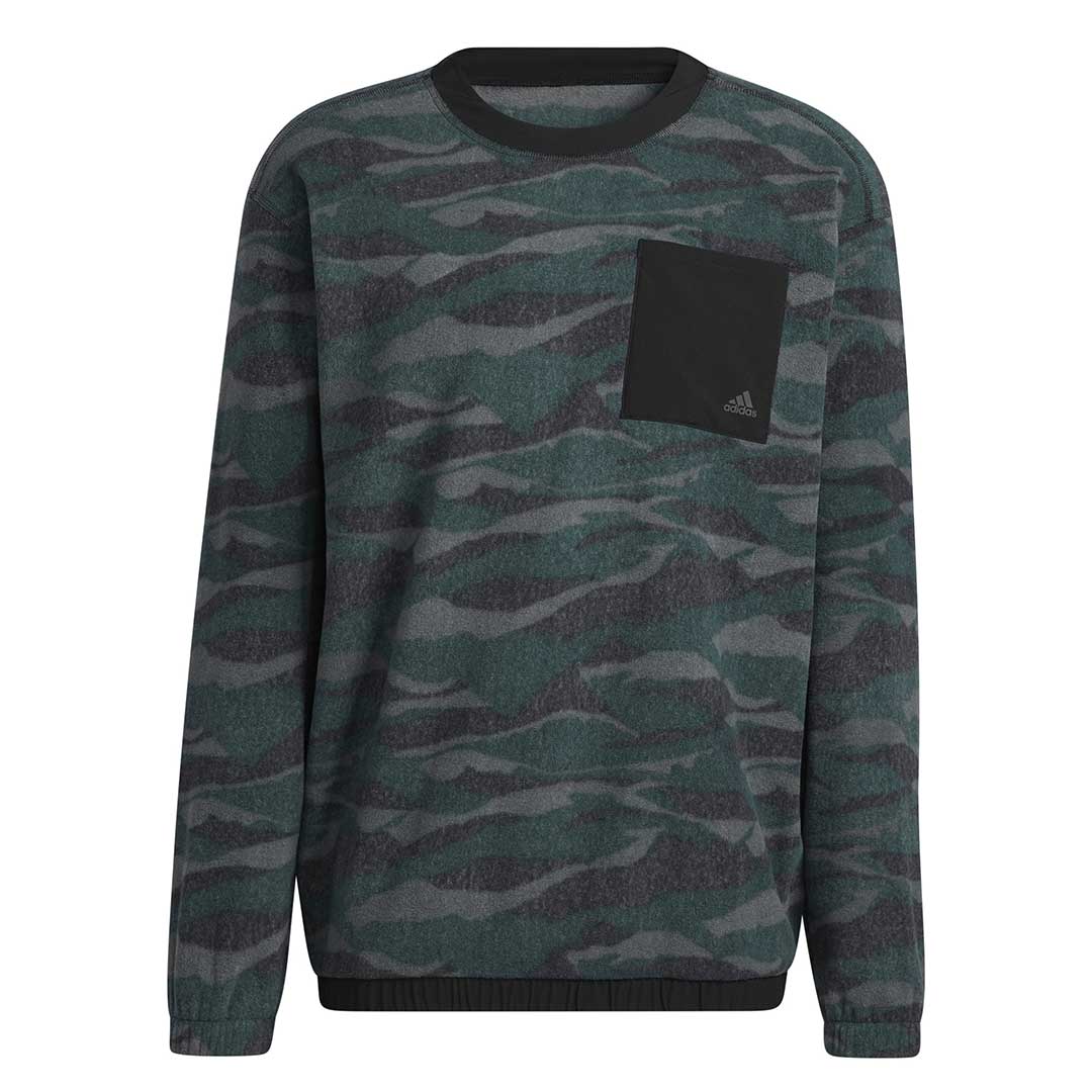 adidas - Men's Texture Print Crew Sweatshirt (HF6523)