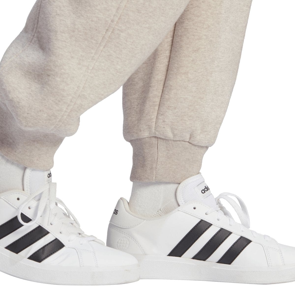 ADIDAS WOMEN'S ALL SZN FLEECE TAUPE TRACKPANTS