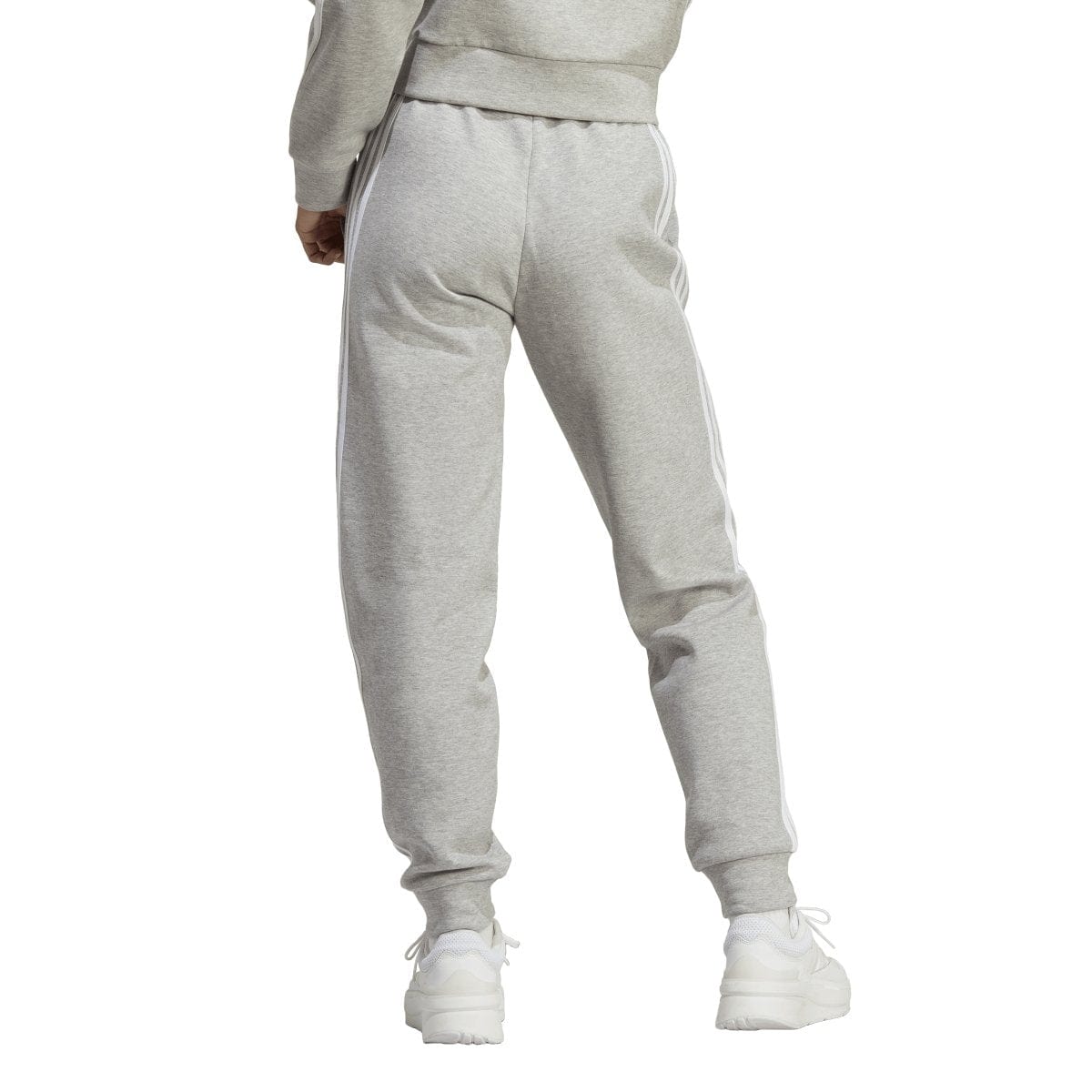 ADIDAS WOMEN'S FUTURE ICONS 3-STRIPES GREY REGULAR TRACKPANTS