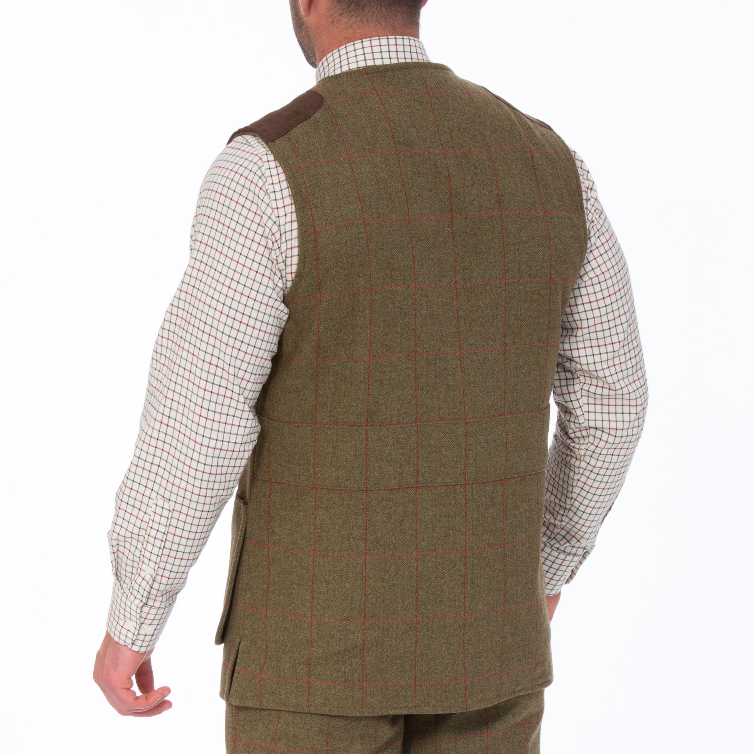 Alan Paine Combrook Tweed Shooting Waistcoat