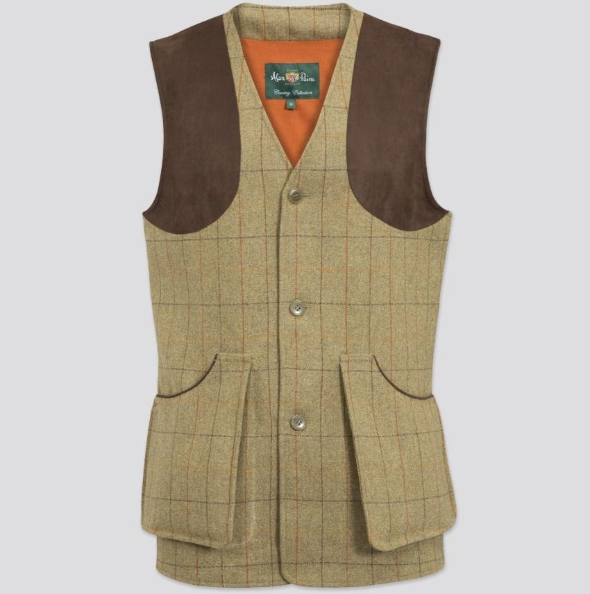 Alan Paine Combrook Tweed Shooting Waistcoat