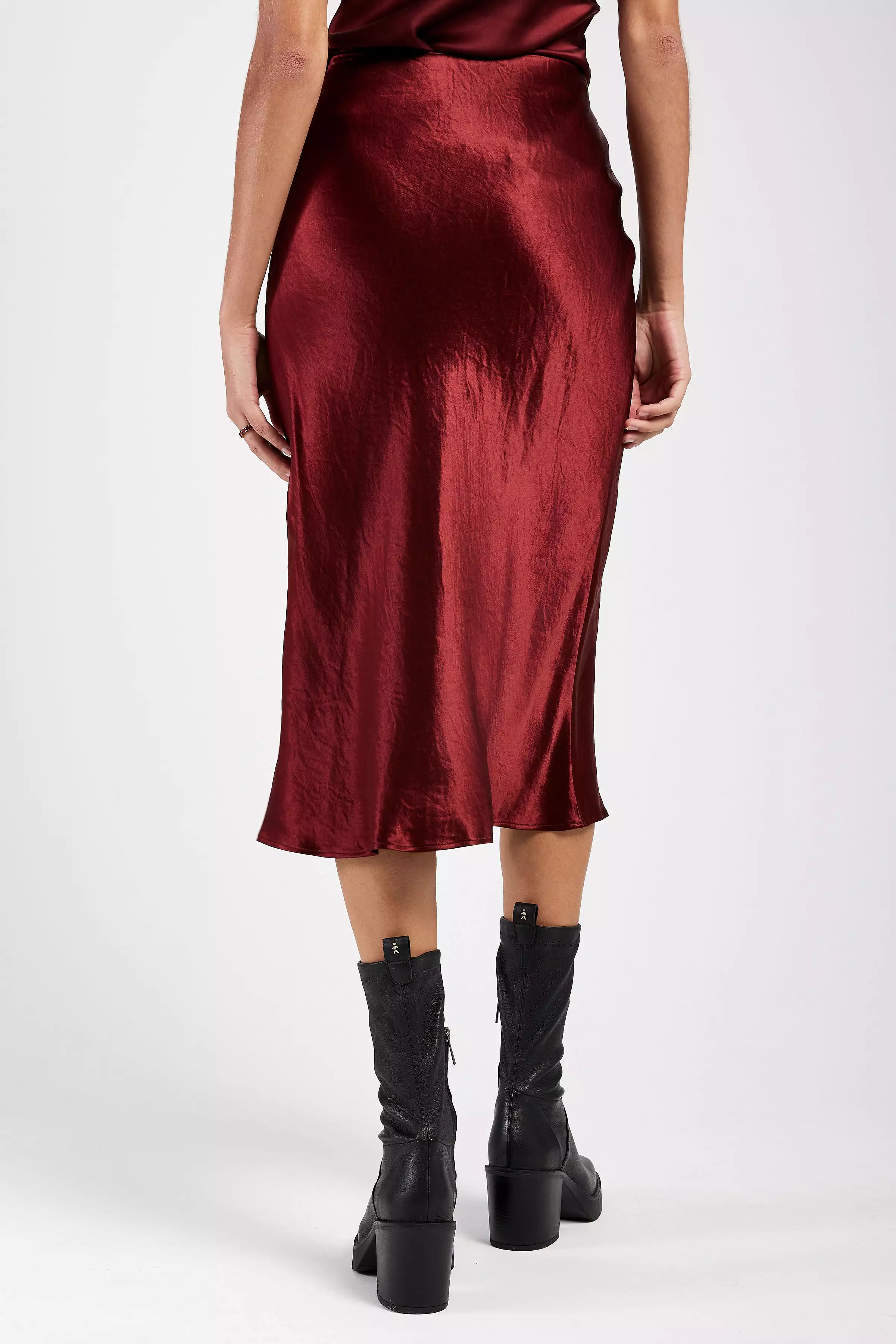 Alessio Skirt in Brick Red