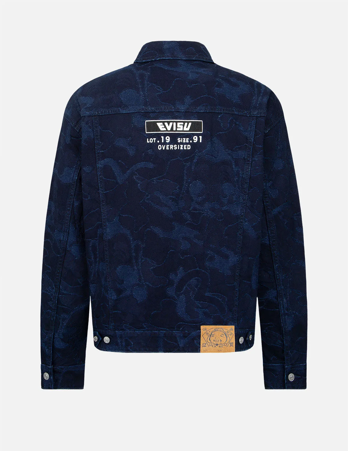 Allover Camouflage  Jacquard Denim Jacket