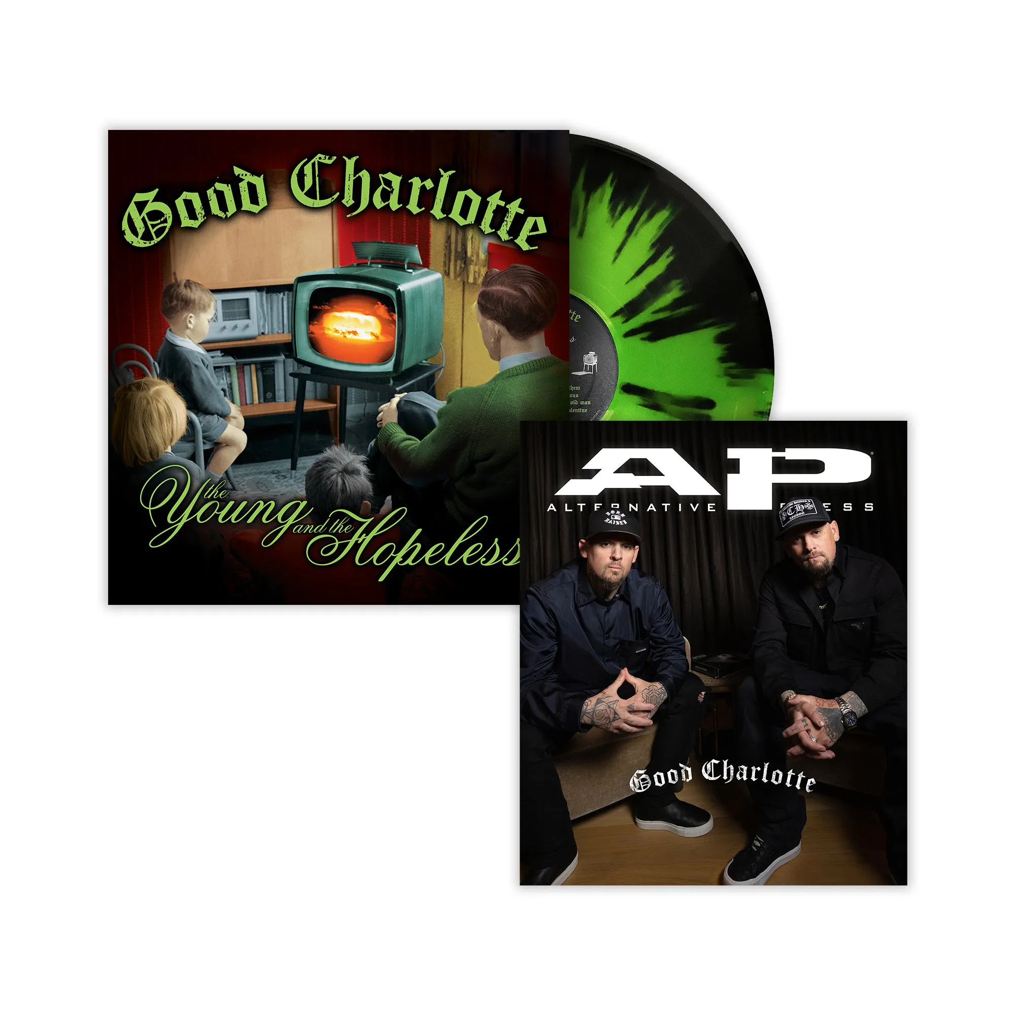 ALTERNATIVE PRESS 2023 FALL ISSUE FEATURING GOOD CHARLOTTE + 'THE YOUNG AND THE HOPELESS' LP (Limited Edition – Only 500 made, B