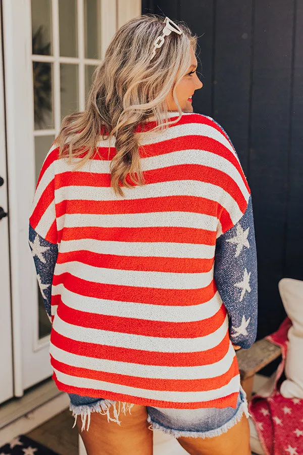 American Dream Knit Sweater Curves