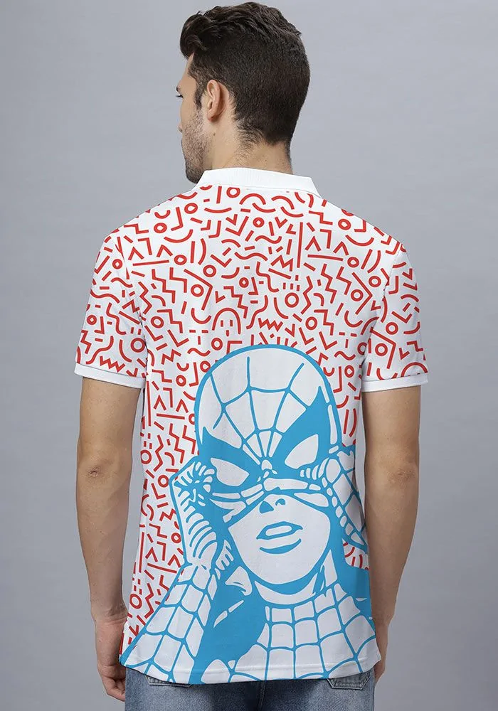 AOP Amazing Spiderman Printed Polo