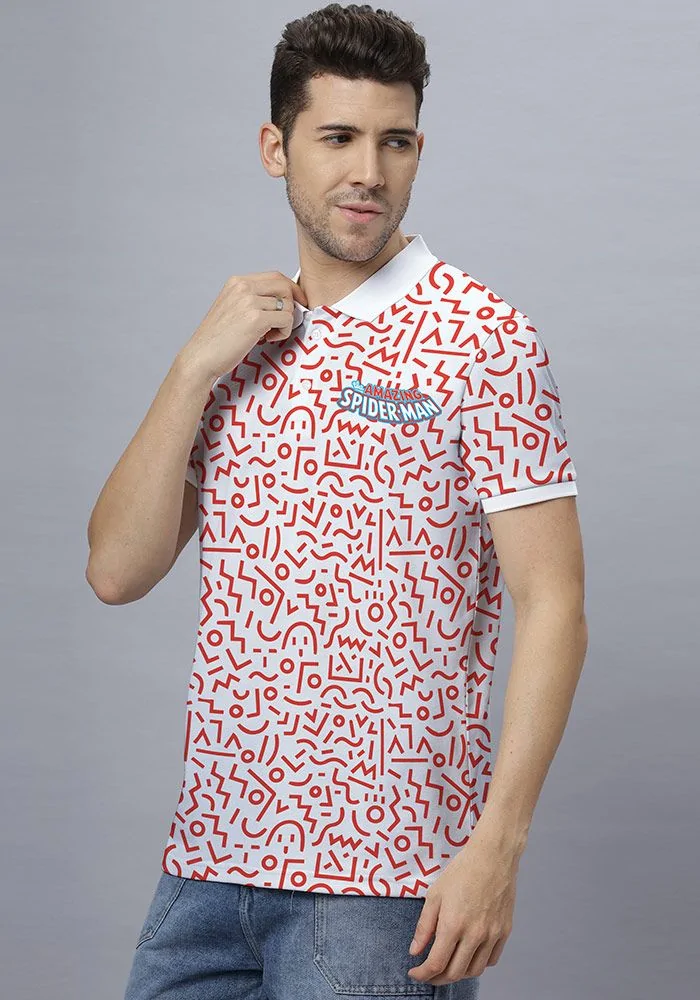 AOP Amazing Spiderman Printed Polo