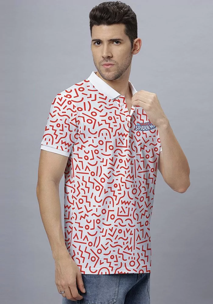 AOP Amazing Spiderman Printed Polo