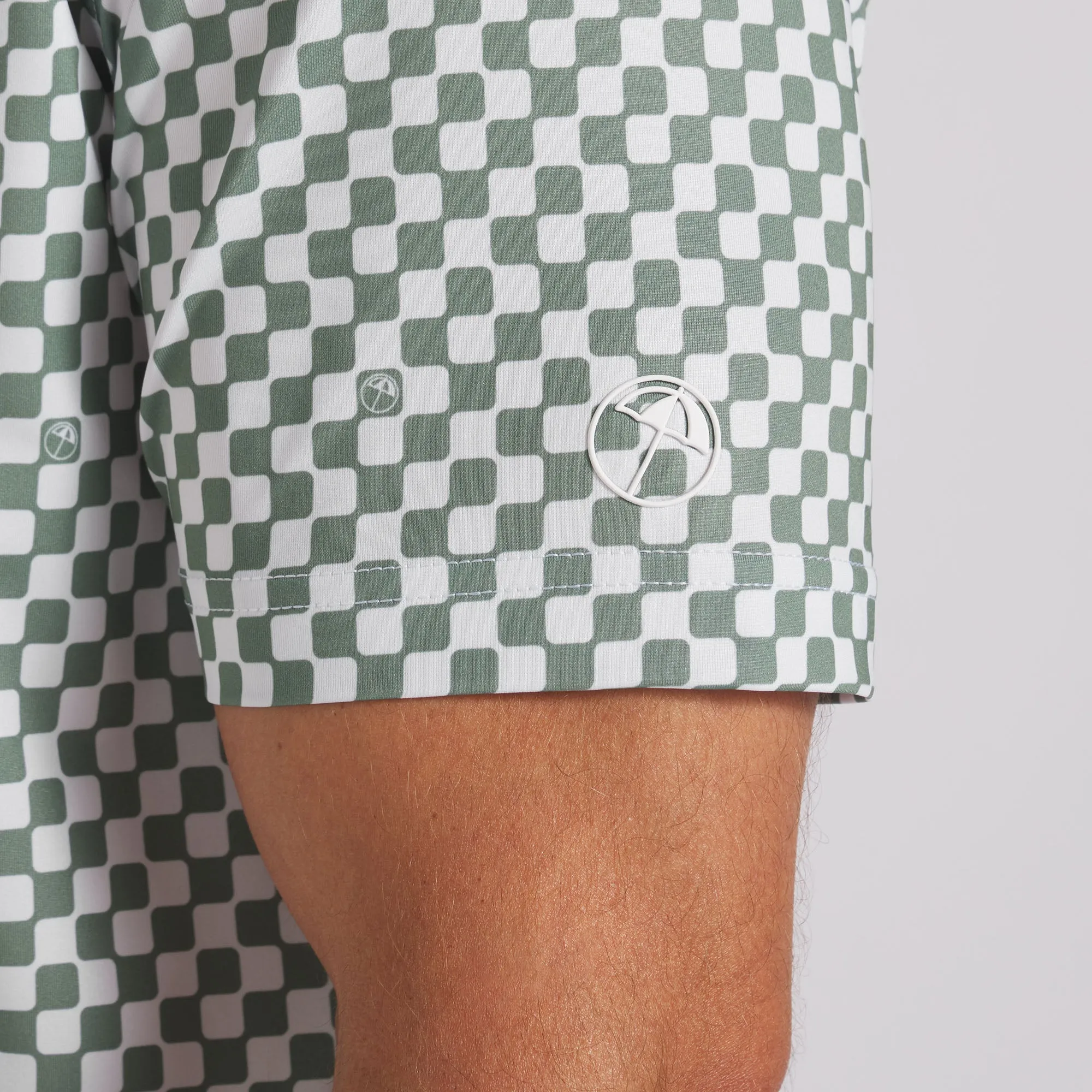 AP MATTR Checkered Golf Polo