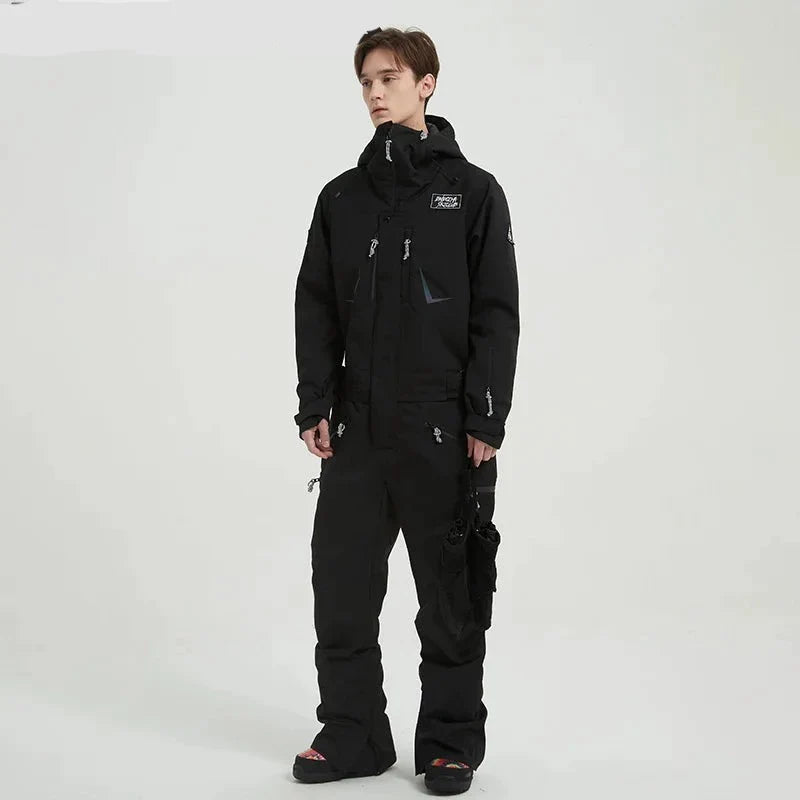 Ashore Ski Shop Extra Thick Women Ski Jumpsuits Straight Full Jumpsuits