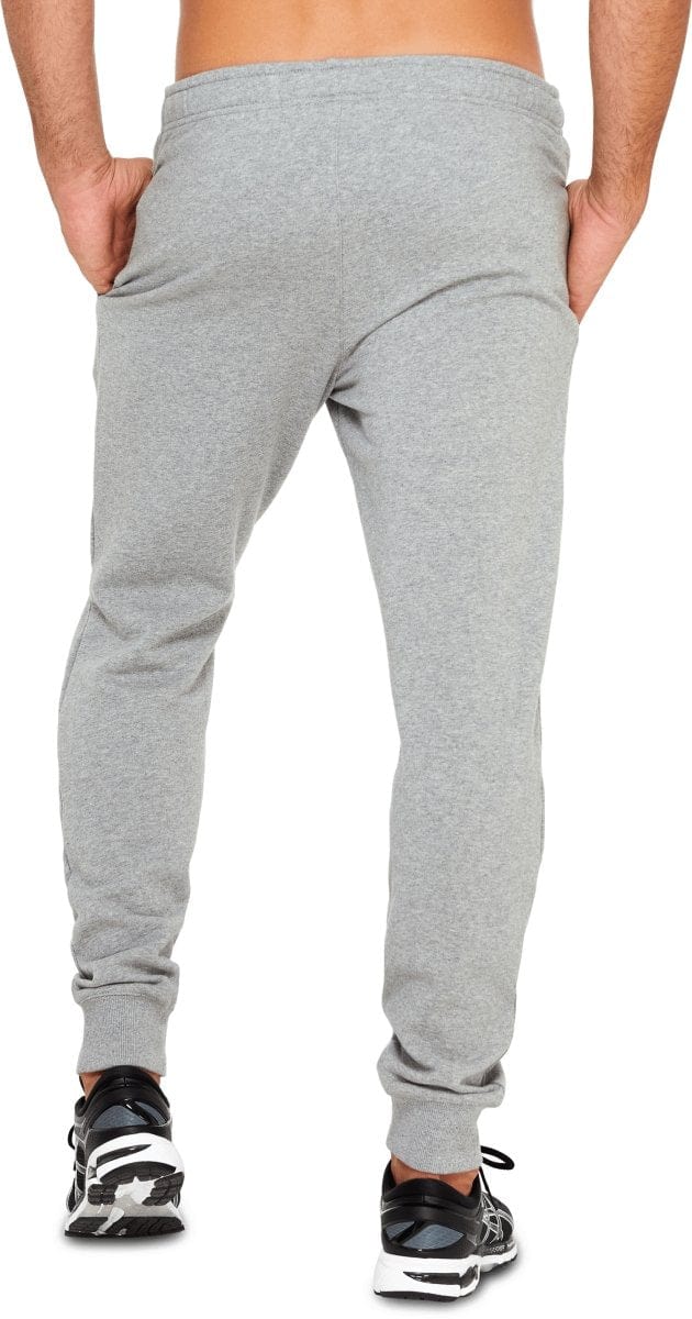 ASICS MEN'S FLEECE CUFF GREY HEATHER TRACKPANTS