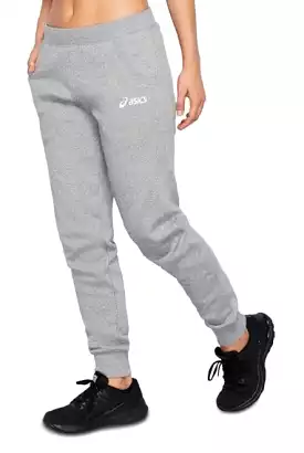 ASICS WOMEN'S FLEECE GREY TRACKPANTS