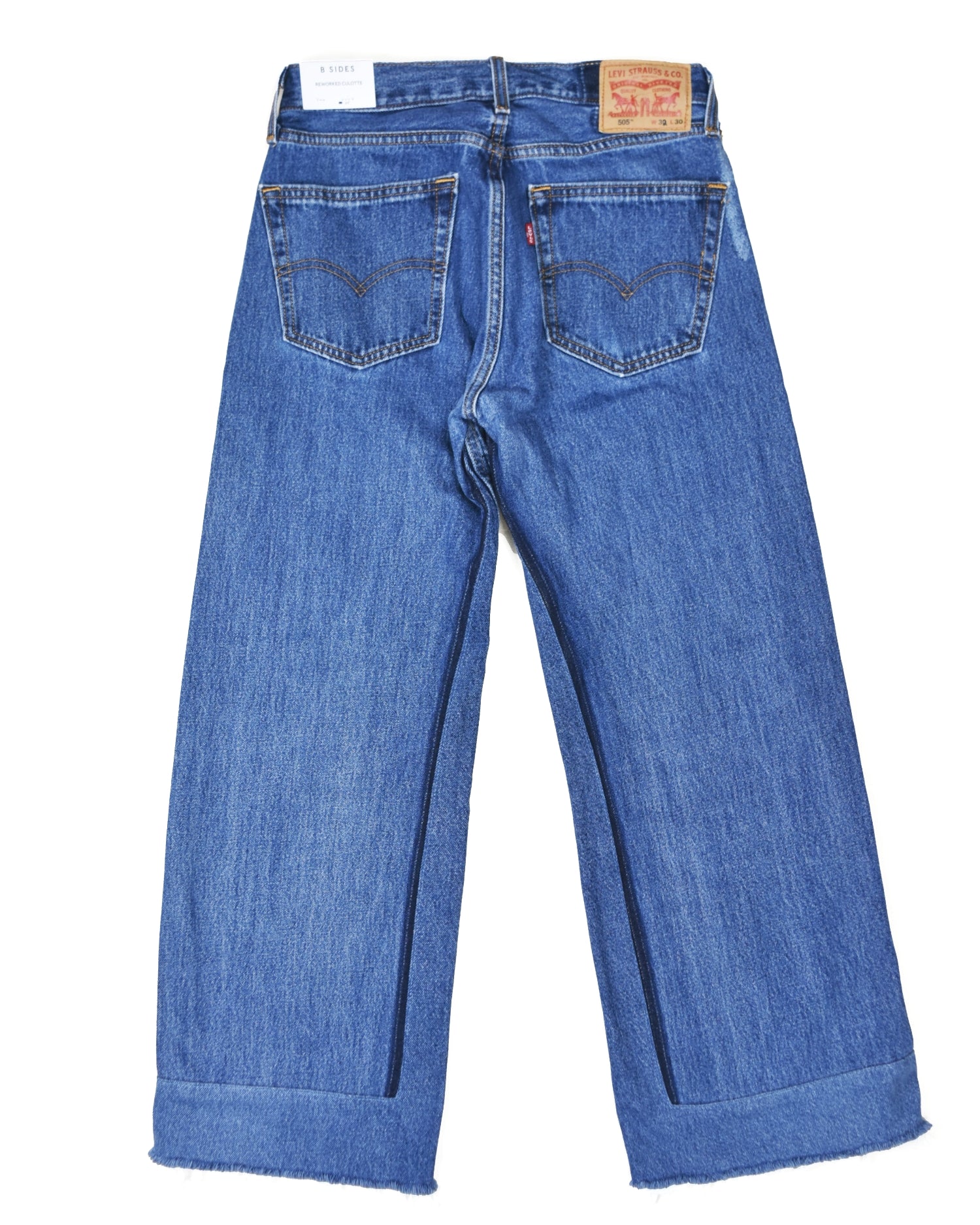 B Sides Vintage Culotte Reworked Jeans