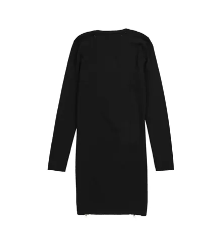 Bar Iii Womens Zippered Sweater Dress