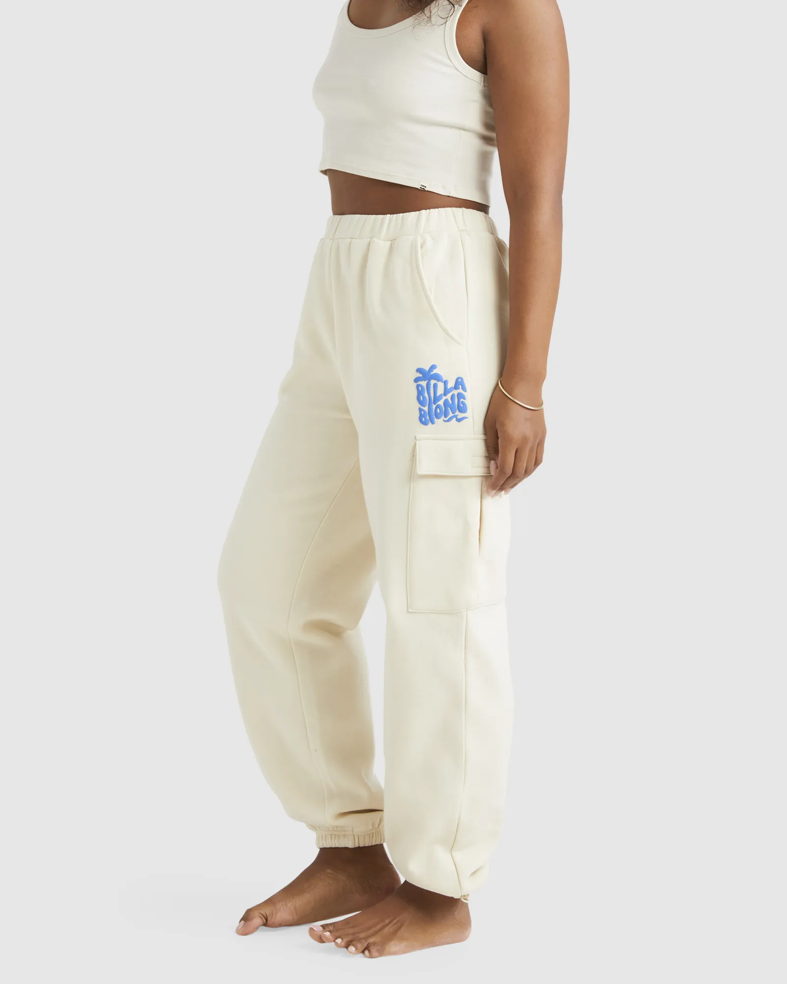 Billabong Palm Life Trackpants - Whitecap | SurfStitch