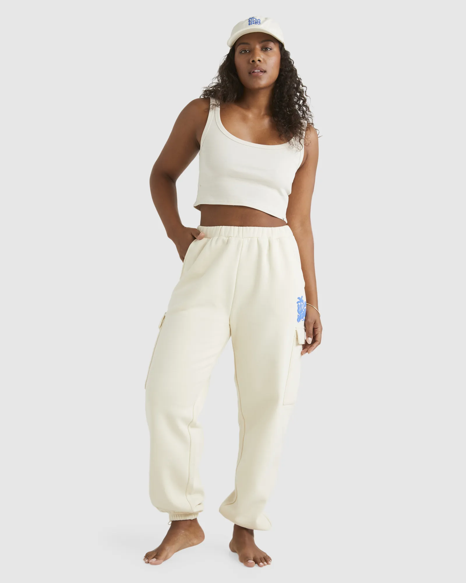 Billabong Palm Life Trackpants - Whitecap | SurfStitch