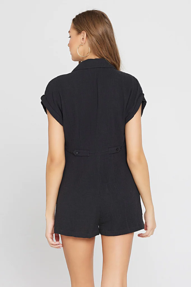 Black Mika Romper