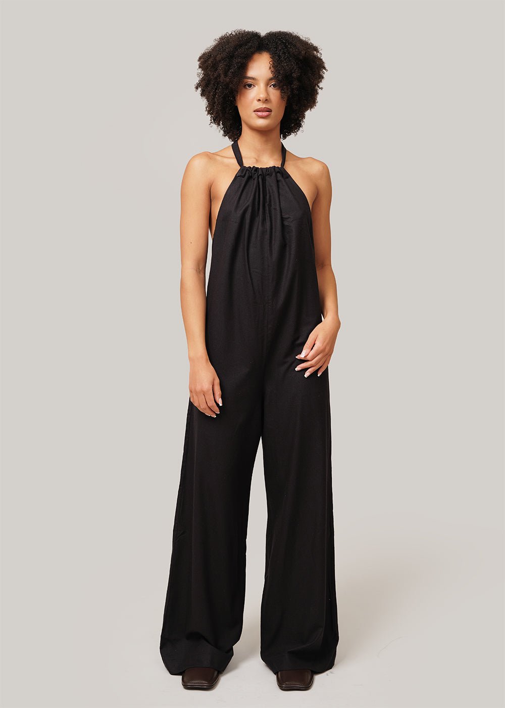 Black Trope Jumpsuit