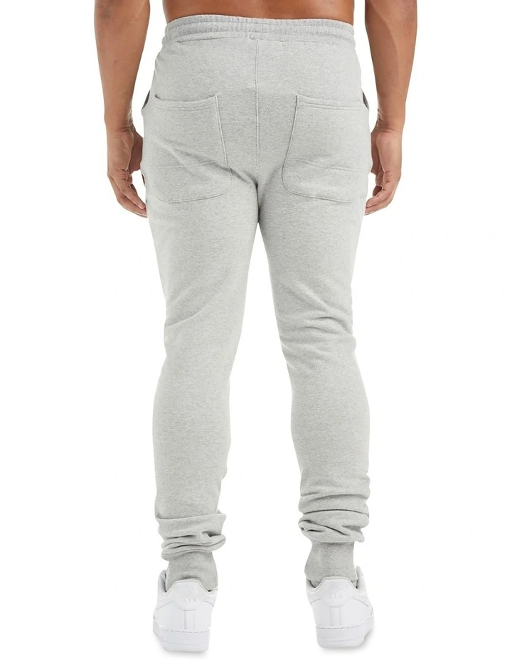 Bleecker Trackpant With Pin Tuck Grey Marle