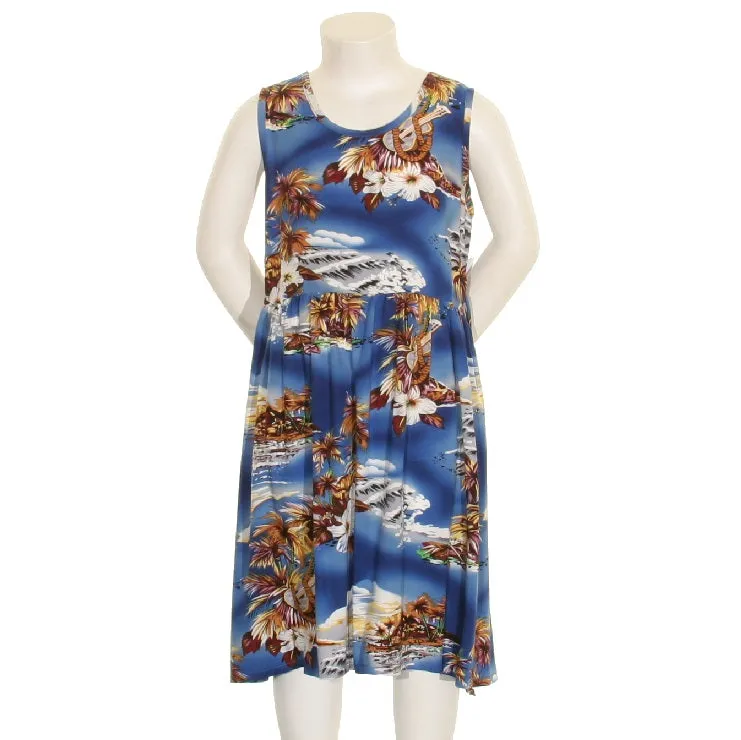 Blue Hawaii Girls Dress