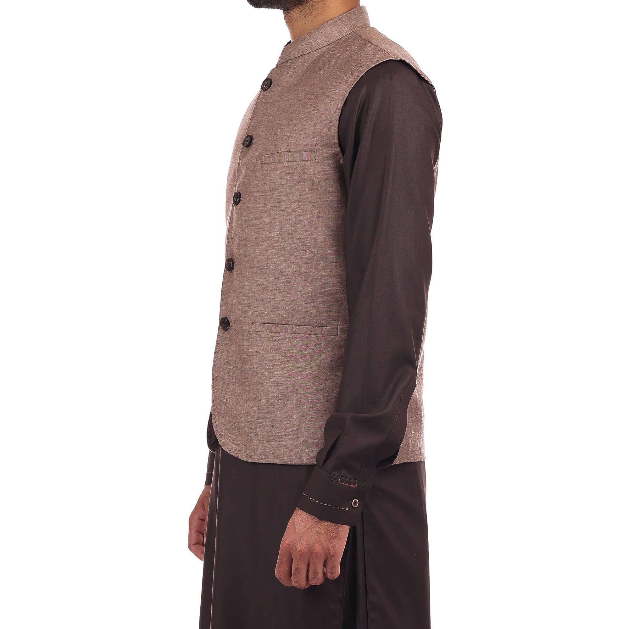 Brown Soft Waistcoat