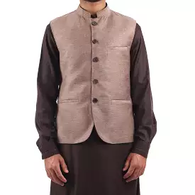 Brown Soft Waistcoat