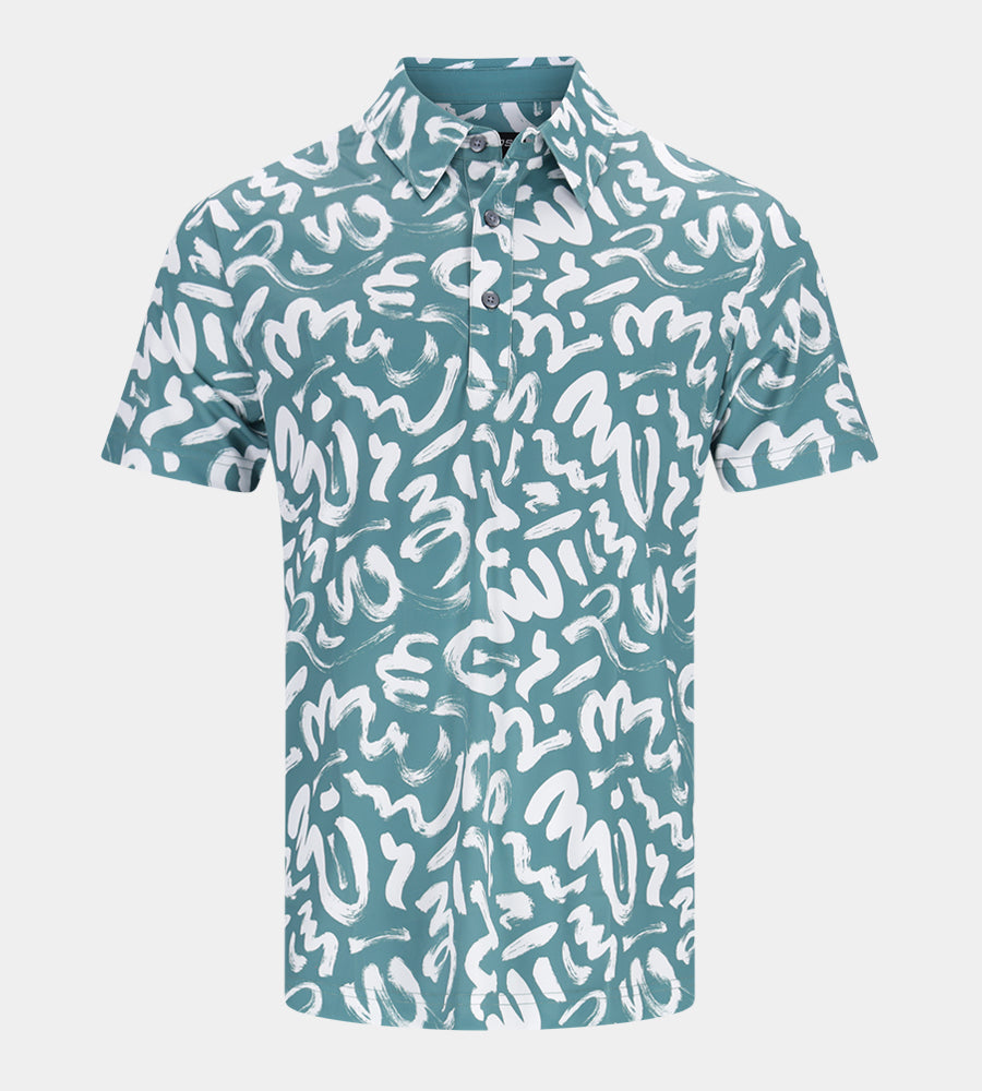 BRUSH POLO - GREEN