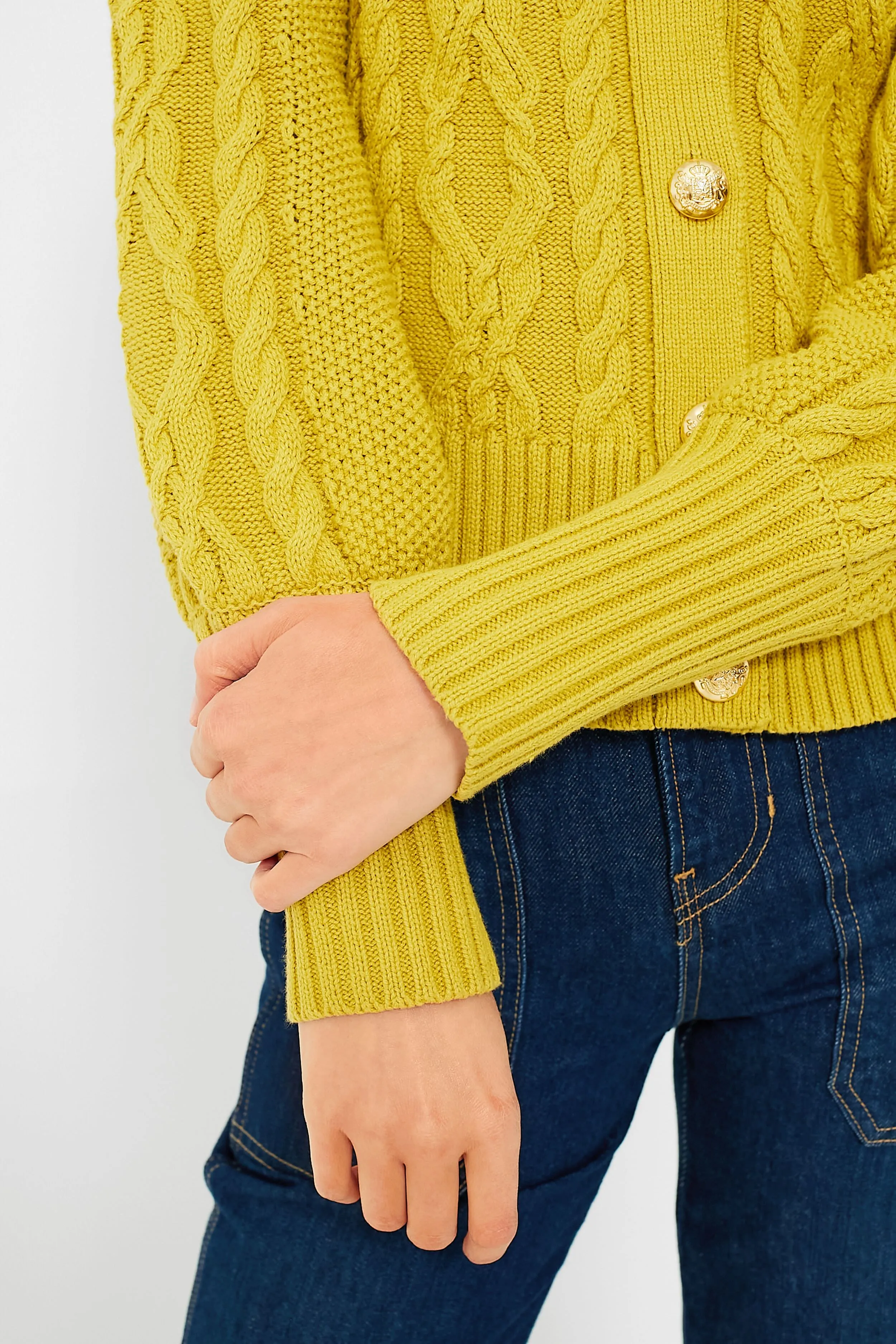 Chartreuse Colette Cardigan