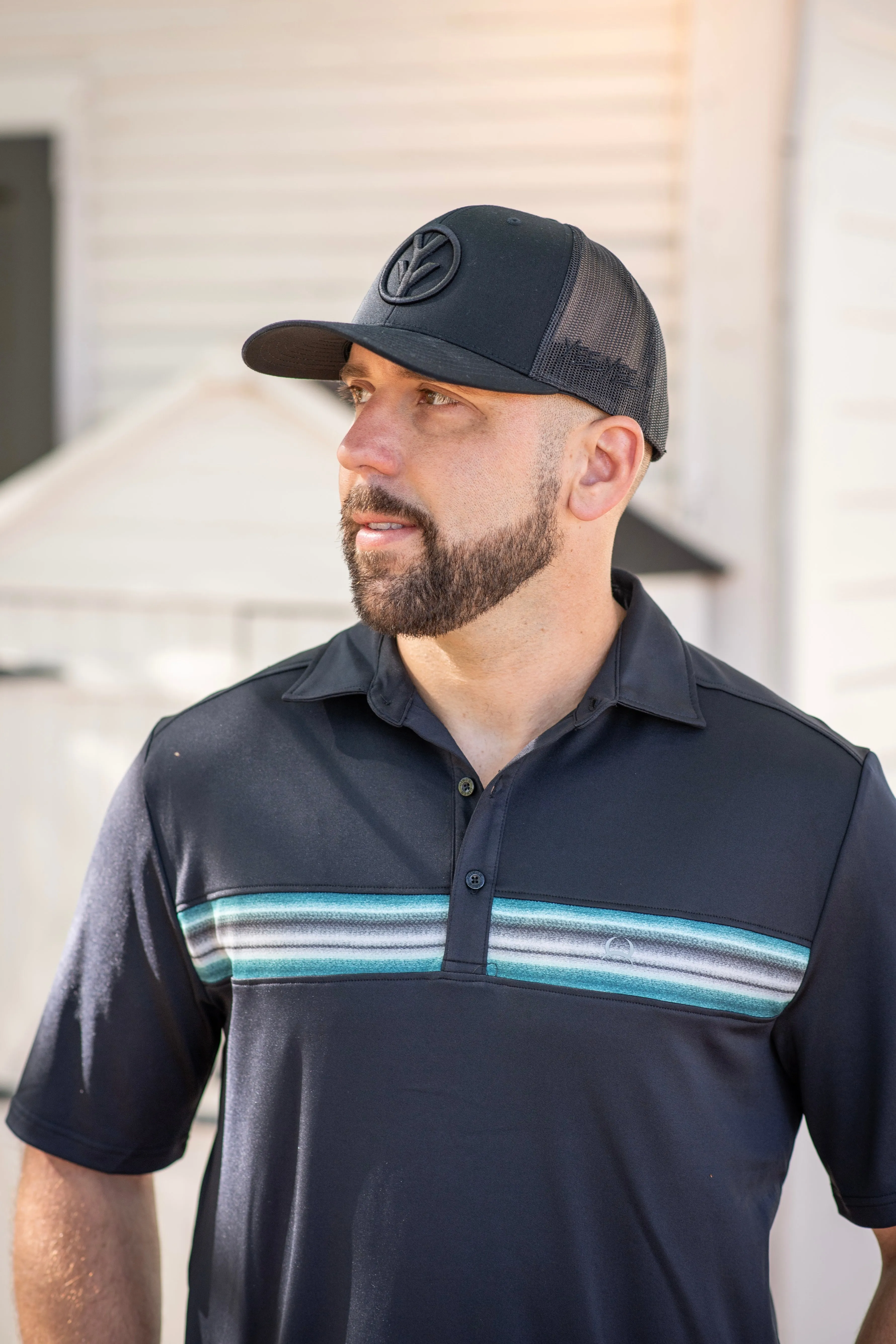 Cinch Arena Flex Black Polo