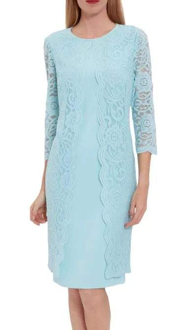 Clarabelle Lace Dress Blue