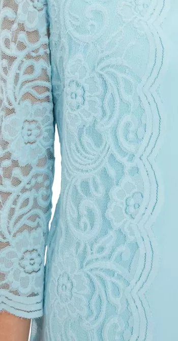 Clarabelle Lace Dress Blue