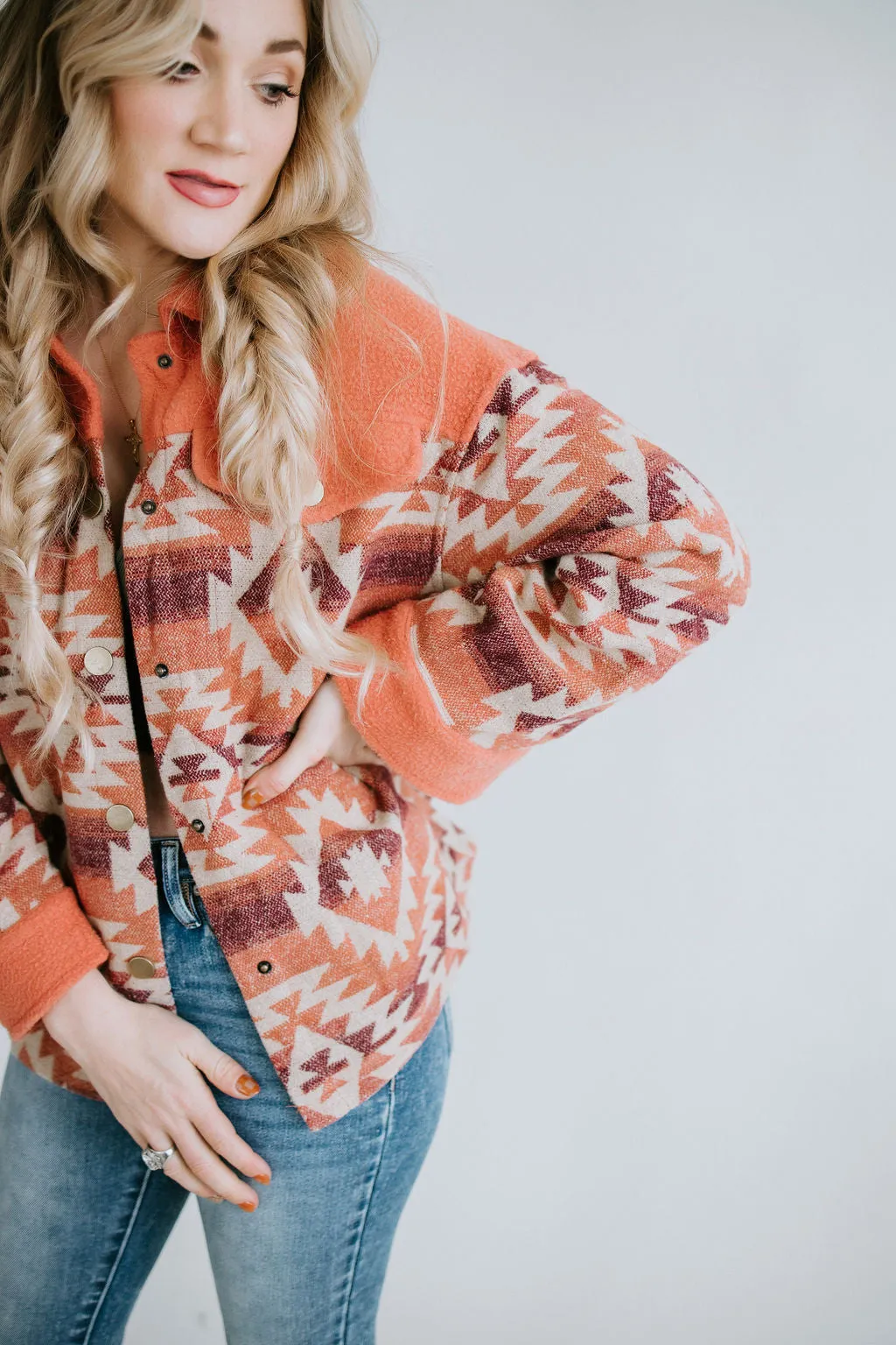 Clay Western Print Jacket FINAL SALE