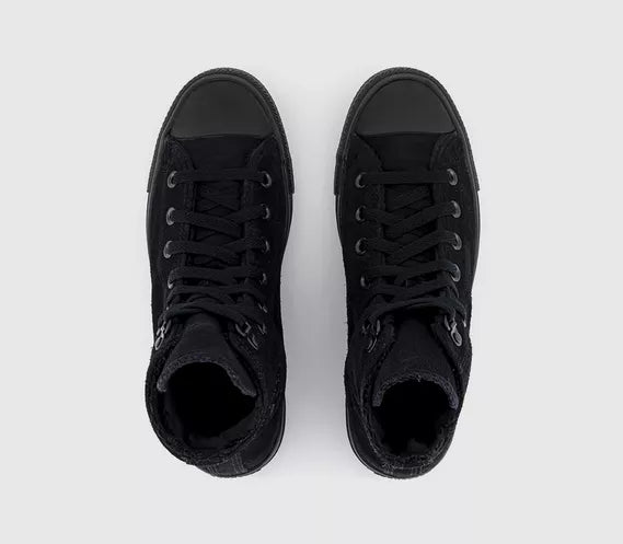 Converse All Star Hi Black Black Black Winter